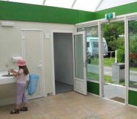 Het sanitair op Camping Drusus
