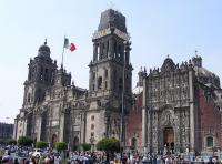 De Kathedraal Metropolitana in Mexico-City.