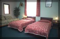 Een kamer in Hotel Aranysas.