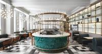 The beautiful interior of Bo and Birdy Restaurant.