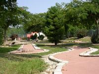 Midgetgolfbaan op camping Alegra.