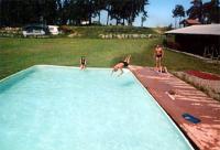 Het zwembad op camping Le Marain.