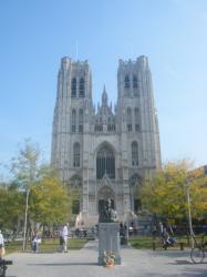 Exterieus van de Sint-Michiels en Sint-Goedelekathedraal