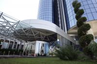 De gevel van Radon Plaza