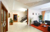 De lobby van Palatinus Hostel Sopron.