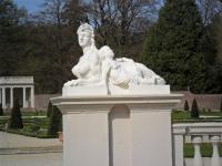 Eén van de beelden in Paleis het Loo