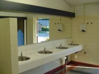 Sanitair op Camping Rivo Torto.